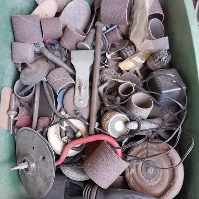 AIR GRINDER/SANDER AND ATTACHMENTS