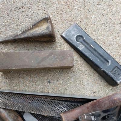 NICE VARIETY OF HAND TOOL WEDGES AND FILES