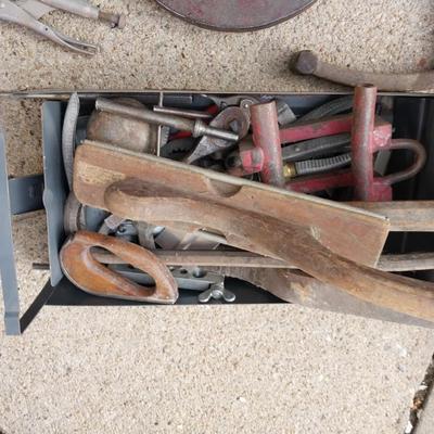 CLAMPS AND ANTIQUE TOOLS