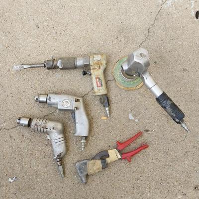 FIVE COMPRESSED AIR TOOLS