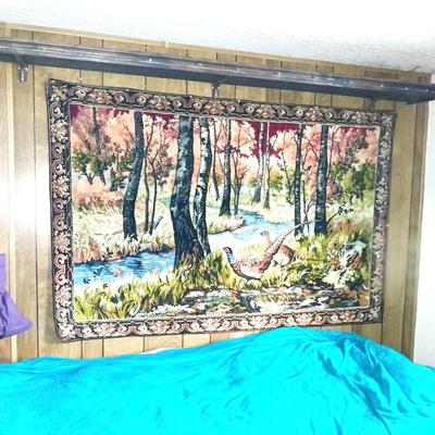 VINTAGE PHEASANT TAPESTRY