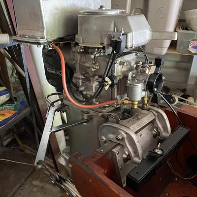 Vintage Sid Craft Hovercraft Speed Boat with Mercury Outboard Motor