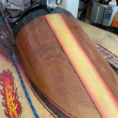 Vintage Sid Craft Hovercraft Speed Boat with Mercury Outboard Motor