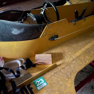 Vintage Sid Craft Hovercraft Speed Boat with Mercury Outboard Motor