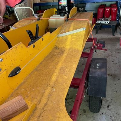 Vintage Hovercraft Speed Boat with Mercury Outboard Motor