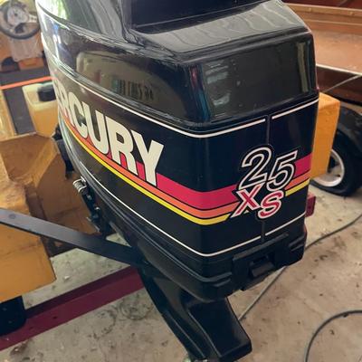 Vintage Hovercraft Speed Boat with Mercury Outboard Motor