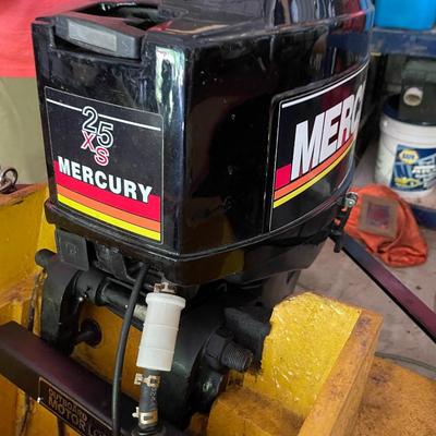 Vintage Hovercraft Speed Boat with Mercury Outboard Motor