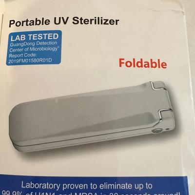 Assortment of Face Masks incl. Two Respirators, & Portable UV Sterilizer  (M-KL)