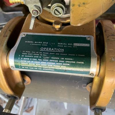 Mercury Mark 20H Outboard Boat Motor - Parts