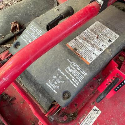 Vintage Mower Tractor with Bag-N-Wagon Grass Catcher