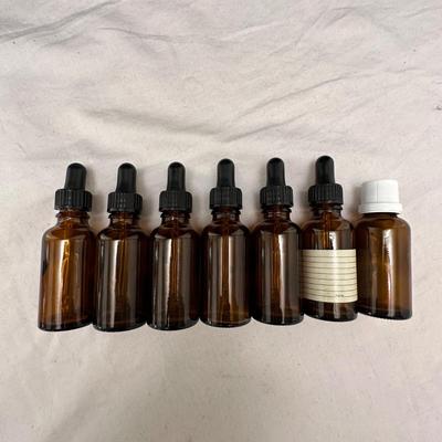 Cobalt Blue & Amber Glass: Spray, Pump & Dropper Bottles (DR-KL)