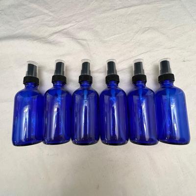Cobalt Blue & Amber Glass: Spray, Pump & Dropper Bottles (DR-KL)