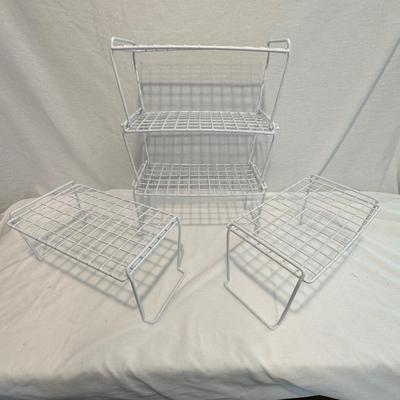 Stackable/Adjustable Organizing Shelves & Baskets (K-KL)