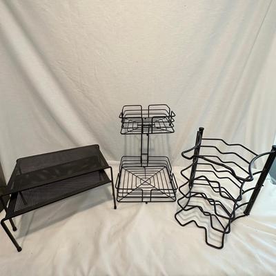 Stackable/Adjustable Organizing Shelves & Baskets (K-KL)