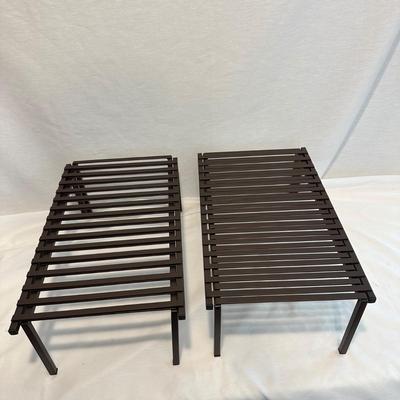 Stackable/Adjustable Organizing Shelves & Baskets (K-KL)
