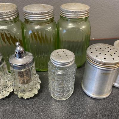 Uranium glass shakers and more