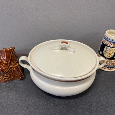 Stein and planter with cookware