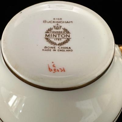 Buckingham â€˜Mintonâ€™ Fine Bone China Five Place Setting (DR-KL)