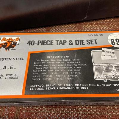 Buffalo 40-piece tap & die set