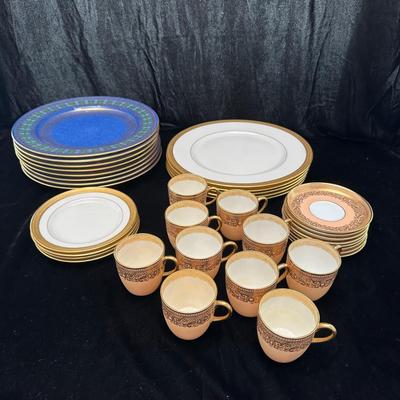 Assortment of Tiffany & Co. Plates, Cups & Saucers (LR-KL)