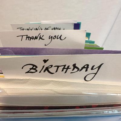 Assortment of Christmas, Thank You, Get Well Cards & More (DR-KL)