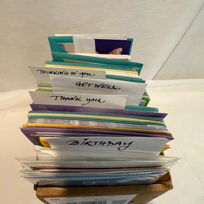 Assortment of Christmas, Thank You, Get Well Cards & More (DR-KL)