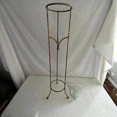 Bathroom  Accessories & Metal Stands with Glass Bowls (GB-K)