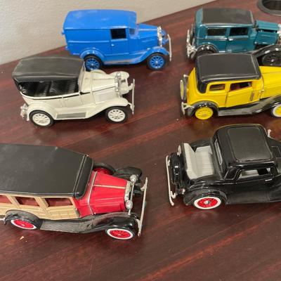 6 model cars