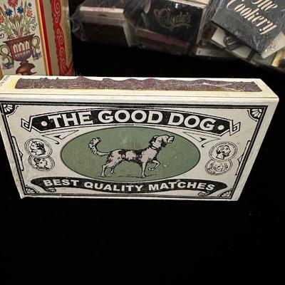 Red Canister & Bag of Souvenir Matches (DR-KL)