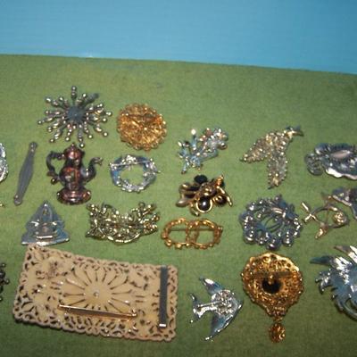 LOT 12 GREAT AS IS VINTAGE PIN LOT 22 PCS