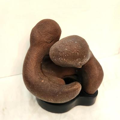 Lot #102  Vintage Modernist Sculpture "The Lovers" - Frances B. Newman