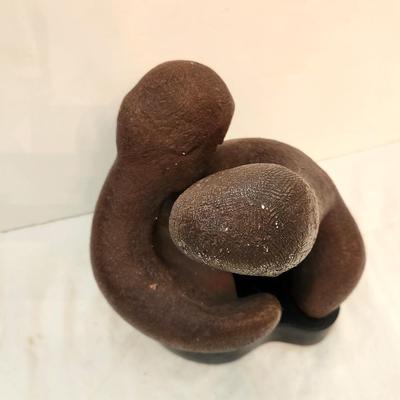 Lot #102  Vintage Modernist Sculpture "The Lovers" - Frances B. Newman