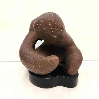 Lot #102  Vintage Modernist Sculpture "The Lovers" - Frances B. Newman
