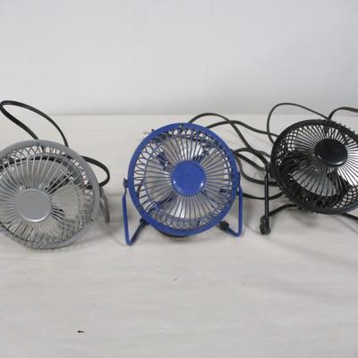 Trio Of Small Fans