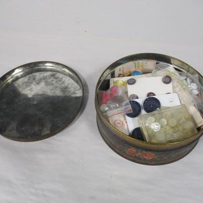 Tin Of Buttons