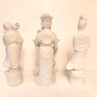 Lot #108 Blanc de Chine Lot - Asian Figures - 3 Pieces