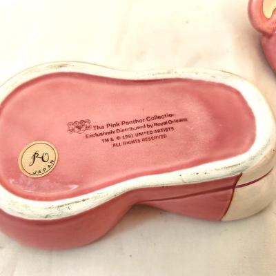 Lot #109  Vintage (1980's) Pink Panther Trinket Box - Scarce