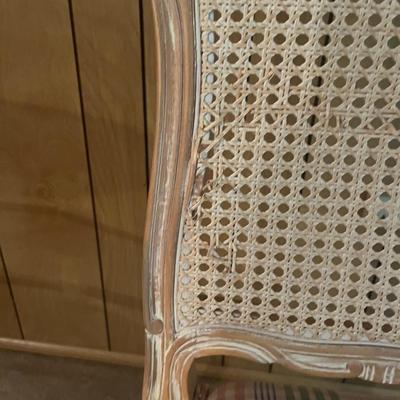 Four Wicker Back Chairs (BLR-MG)