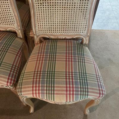 Four Wicker Back Chairs (BLR-MG)
