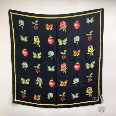 826 Talbots Silk Scarves Lot of 2 Floral