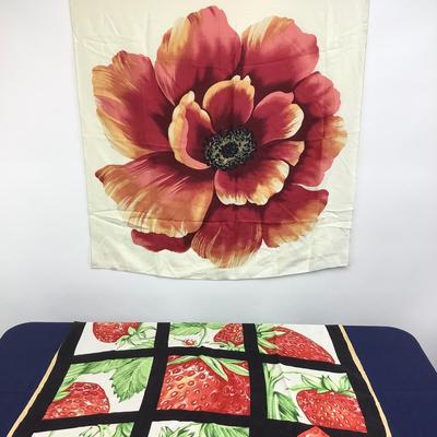 828 Adrienne Vittadini & Daniel Hechter Silk Scarf Lot