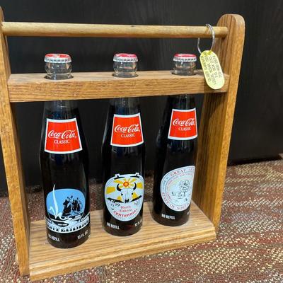 Coke items in picnic basket