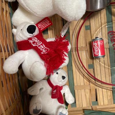 Coke items in picnic basket