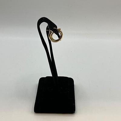 Lot 797   14K Yellow-Gold Hoop Earrings