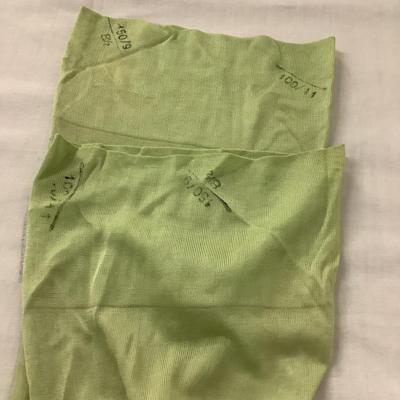 840 Antique Green Silk Stockings
