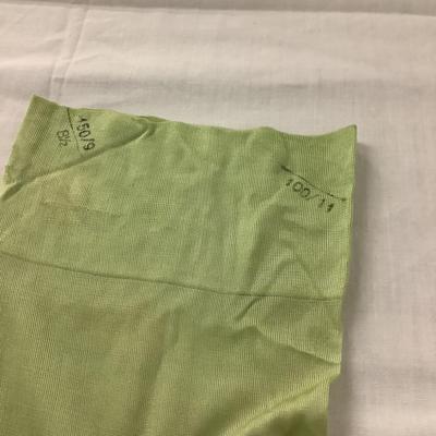 840 Antique Green Silk Stockings