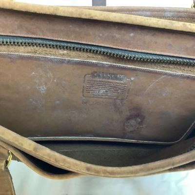 841 Vintage Coach Leatherware Glove Tanned Cowhide Briefcase Bag