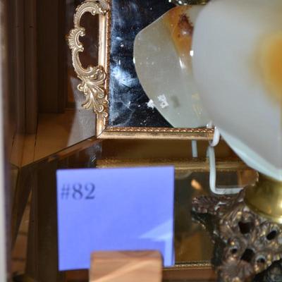 No. 2 Queen Anne Oil Lamp Measures 18.5" Tall