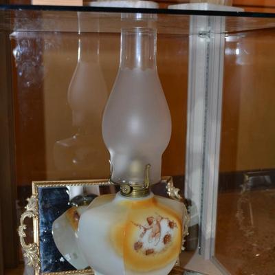 No. 2 Queen Anne Oil Lamp Measures 18.5" Tall