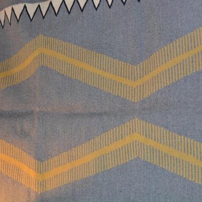 Beautiful Grey Southwestern Wool Rug/Wall Hanging 54"x32"